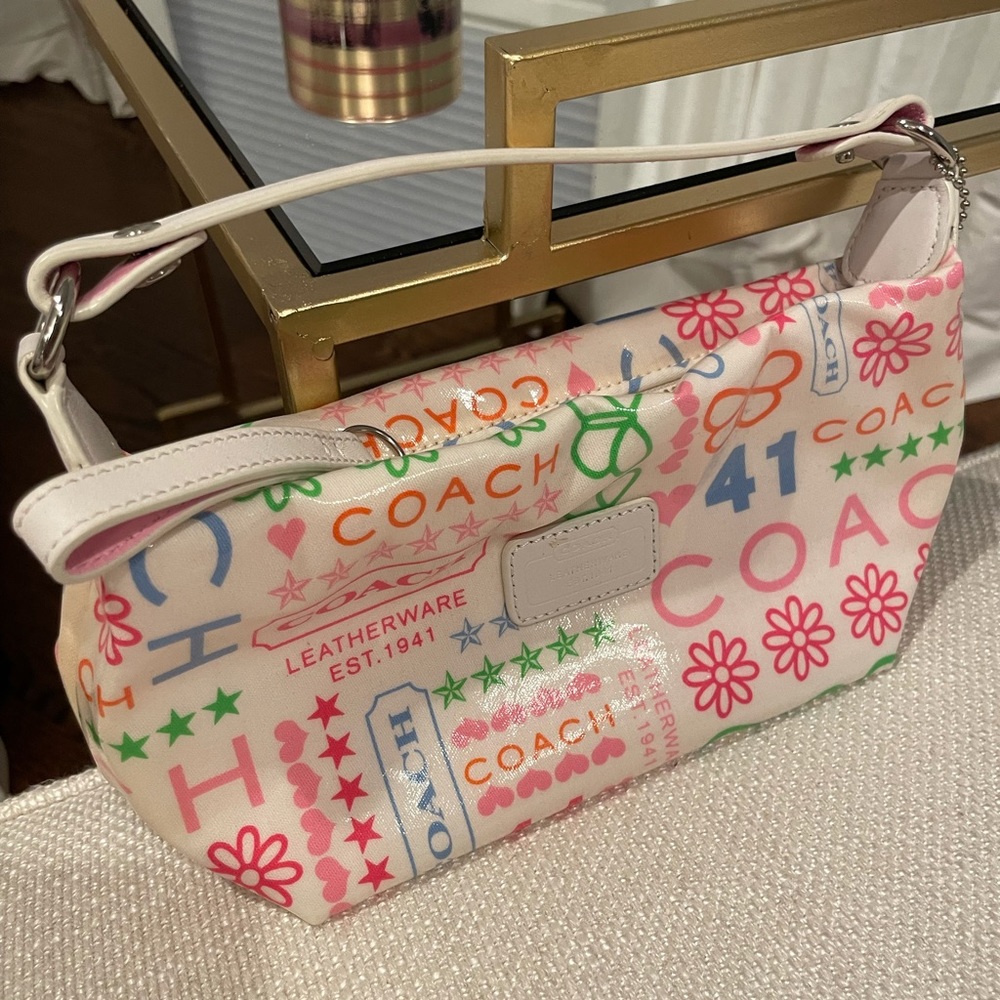 Coach purse or makeup pouch